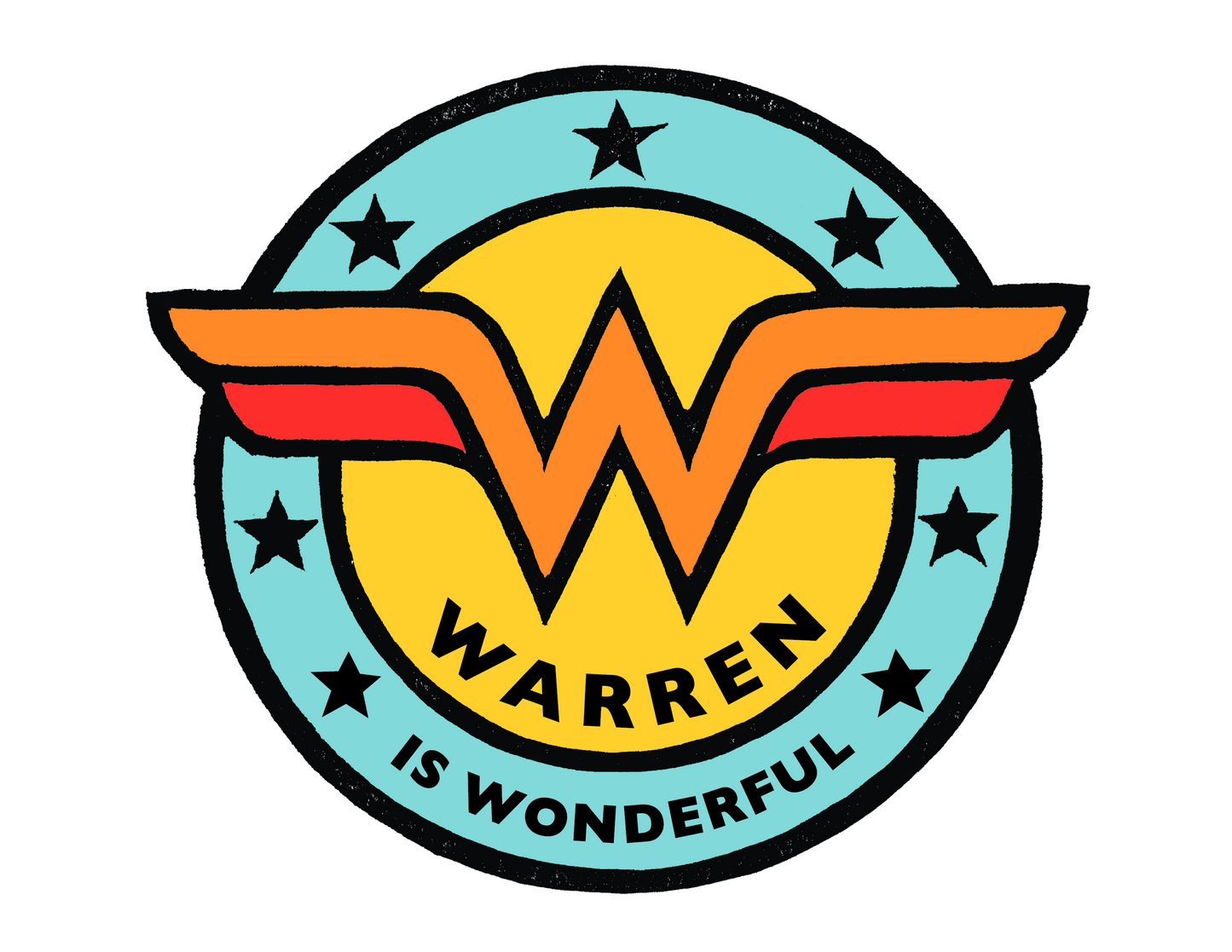 Warren is Wonderful - 8.5 x 11’’ color print - Prints
