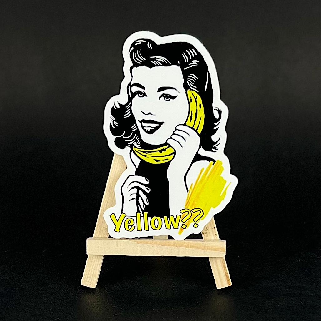 Yellow? sticker - Arts & Crafts