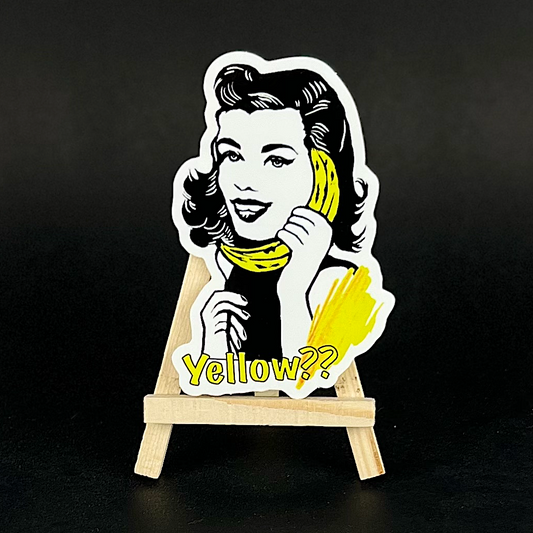 Yellow? sticker - Arts & Crafts
