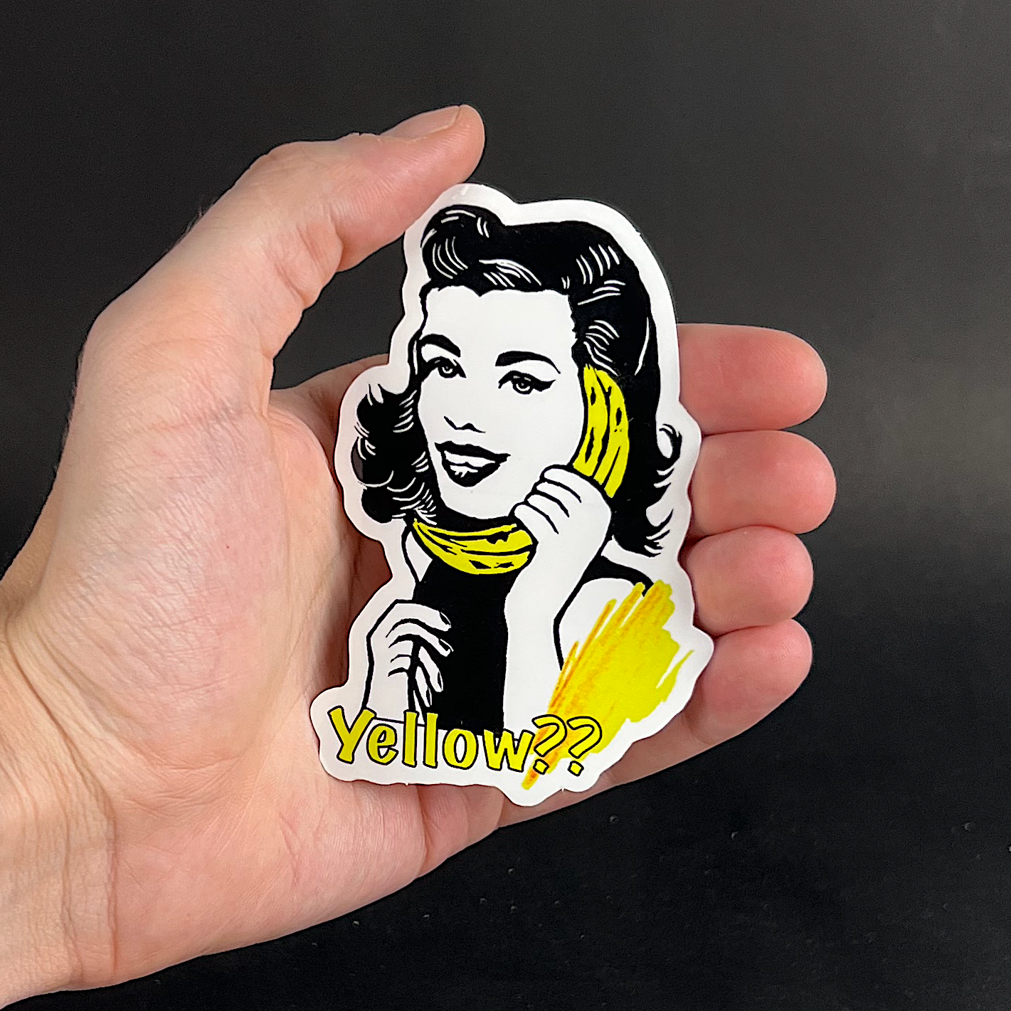 Yellow? sticker - Arts & Crafts