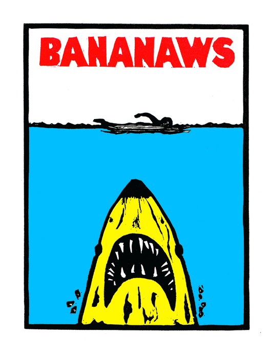 BANANAWS - JAWS (8.5 x 11") color print