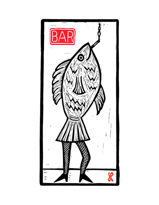 Bar Fish (8.5 x 11") color print