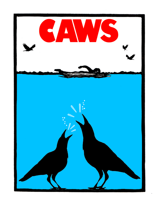 CAWS - JAWS (8.5 x 11") color print