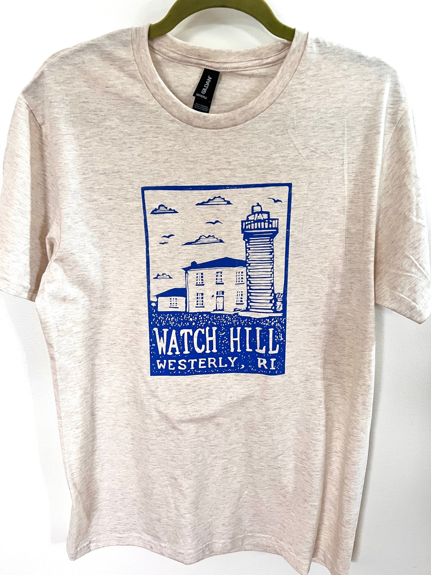 WATCH HILL (lighthouse) Westerly, RI Rhode Island - t-shirt