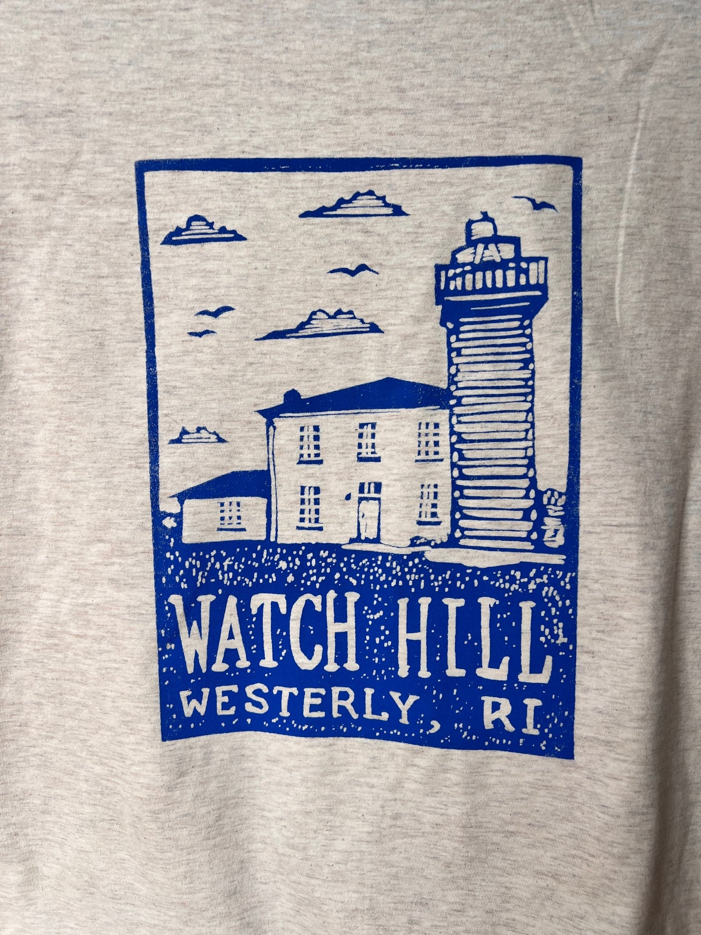 WATCH HILL (lighthouse) Westerly, RI Rhode Island - t-shirt