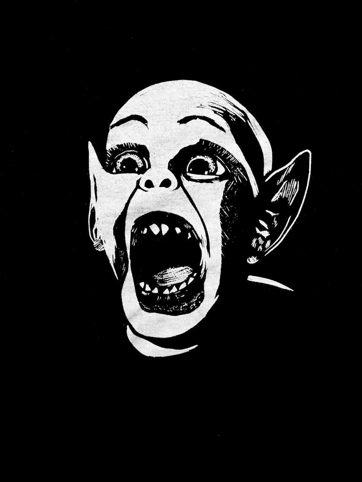 BAT BOY T-shirt - adult unisex sizes, all cotton, black SoftStyle fabric