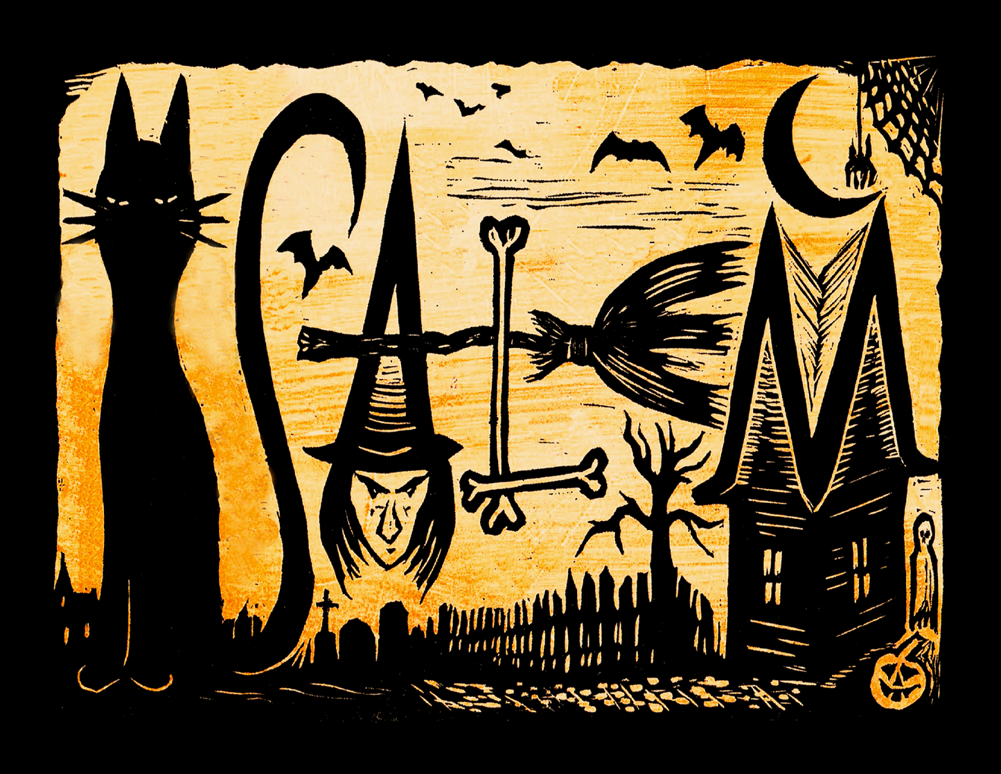 Salem at Sunset (8.5 x 11") color print