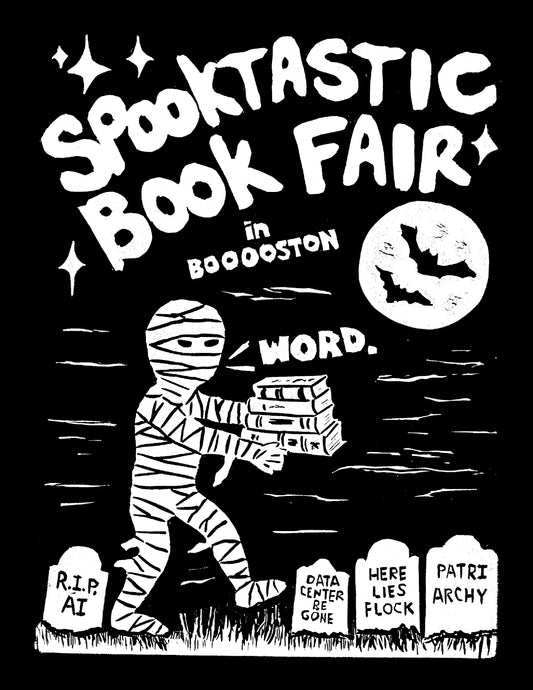 SPOOKTASTIC BOOK FAIR - PRINT - letter size 8.5x11" on heavy archival paper