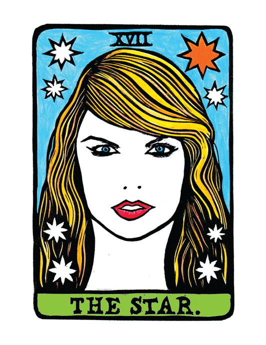 Taylor Swift - The Star - Tarot (8.5 x 11") color print