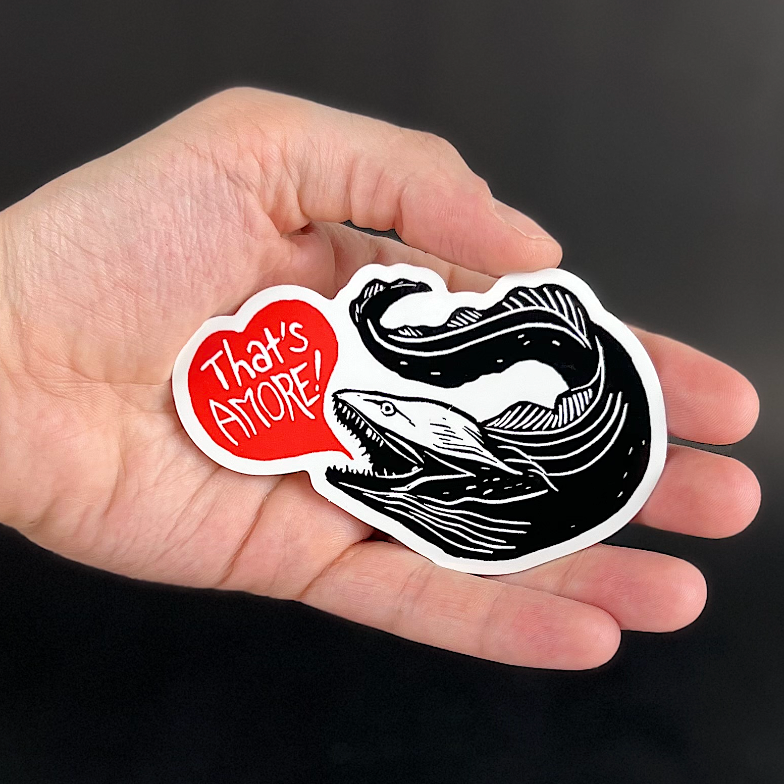 Amore Eel - sticker - Arts & Crafts