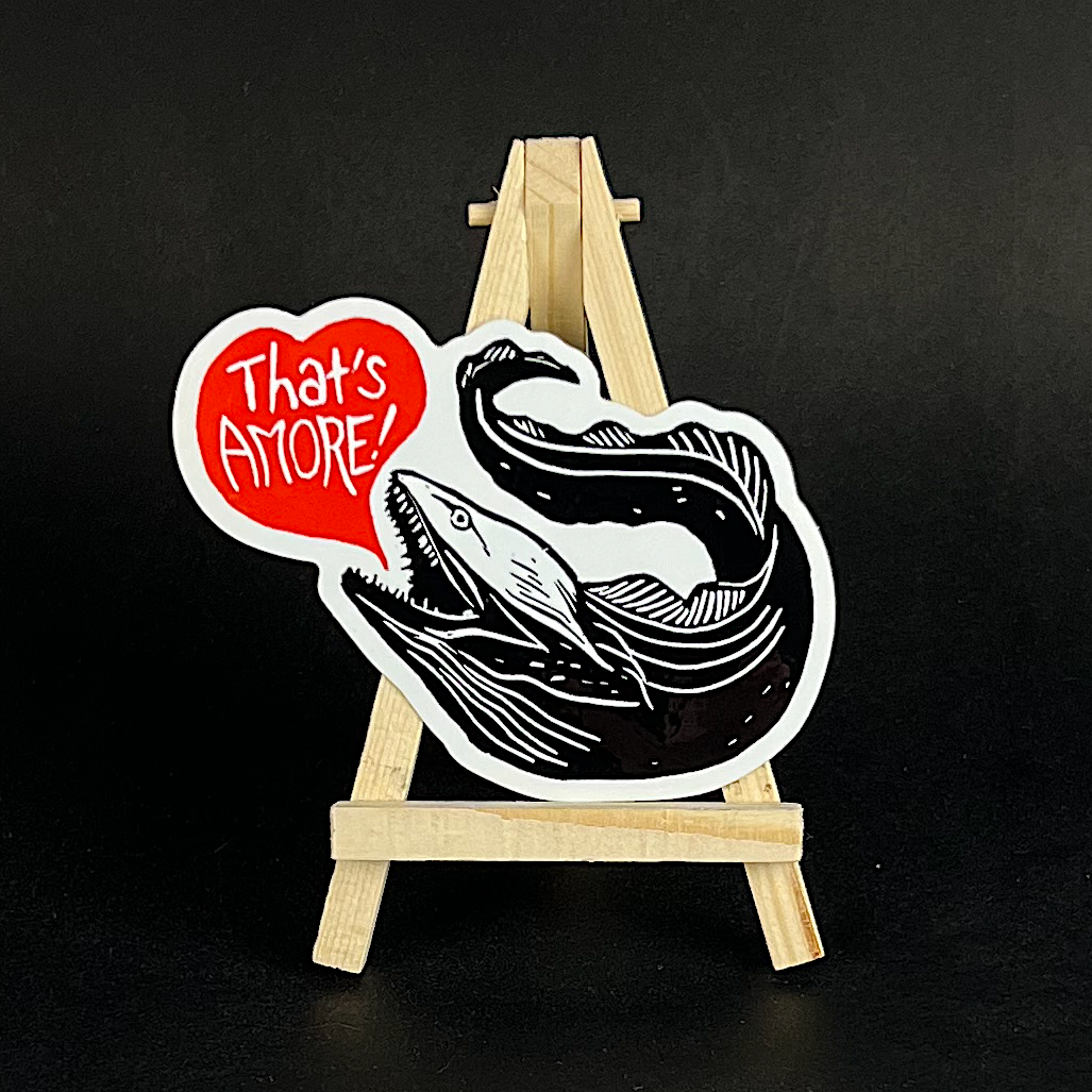 Amore Eel - sticker - Arts & Crafts