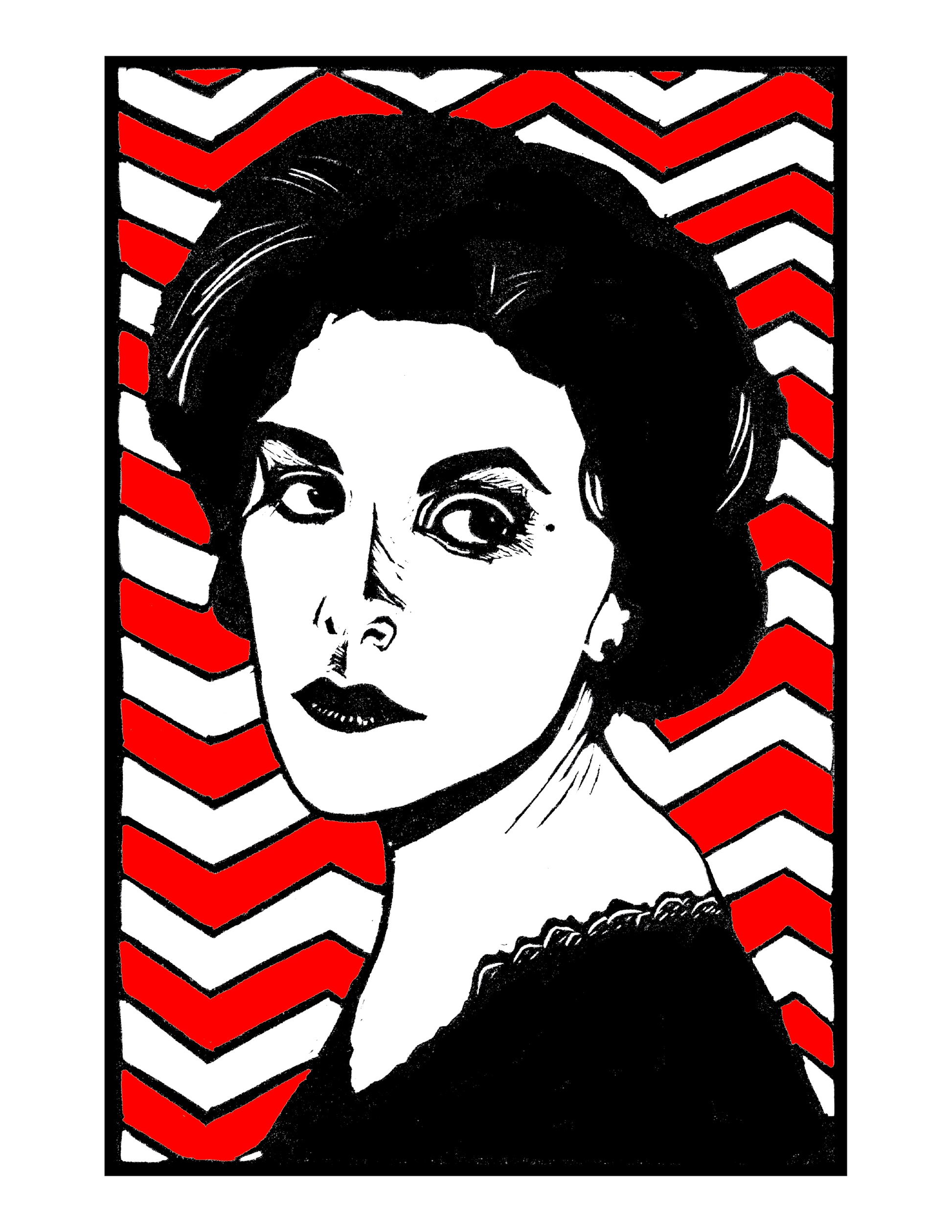 Audrey Horne / Sherilyn Fenn / Twin Peaks (8.5 x 11’’) color print - Arts & Crafts