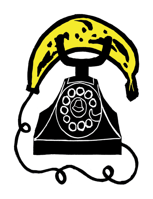 Banana Phone (8.5 x 11’’) color print - Arts & Crafts