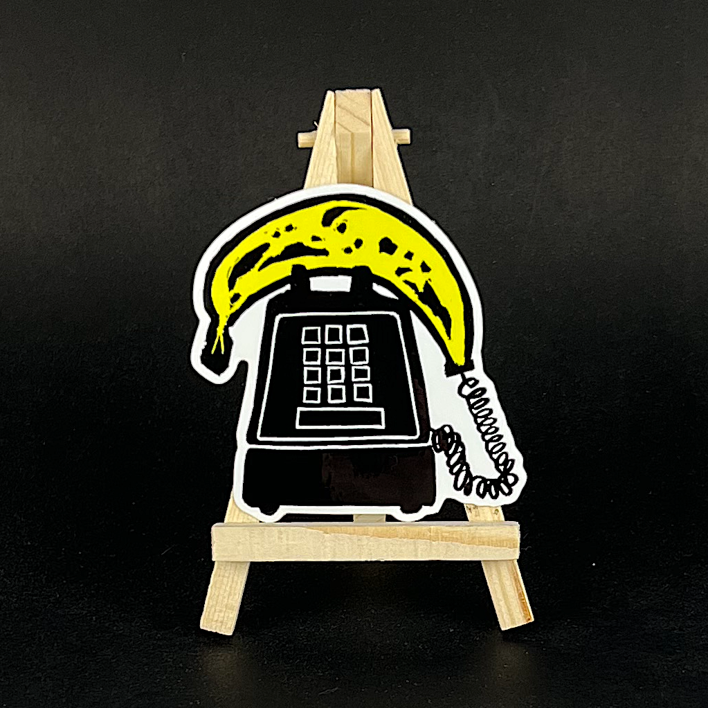Banana Phone - sticker - Arts & Crafts