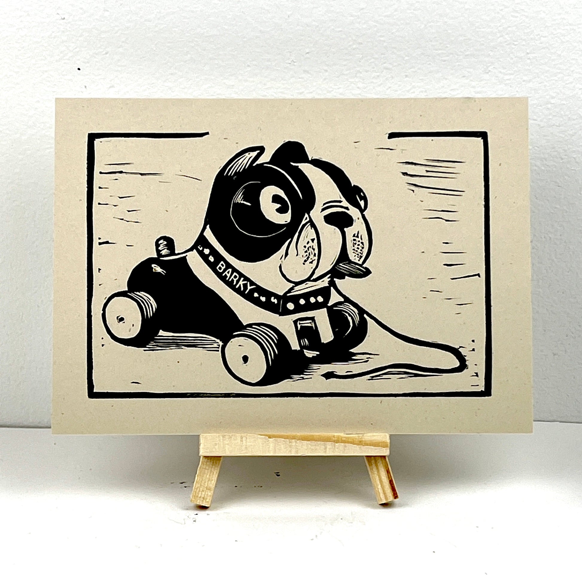 Barky the Pull Toy - Arts & Crafts