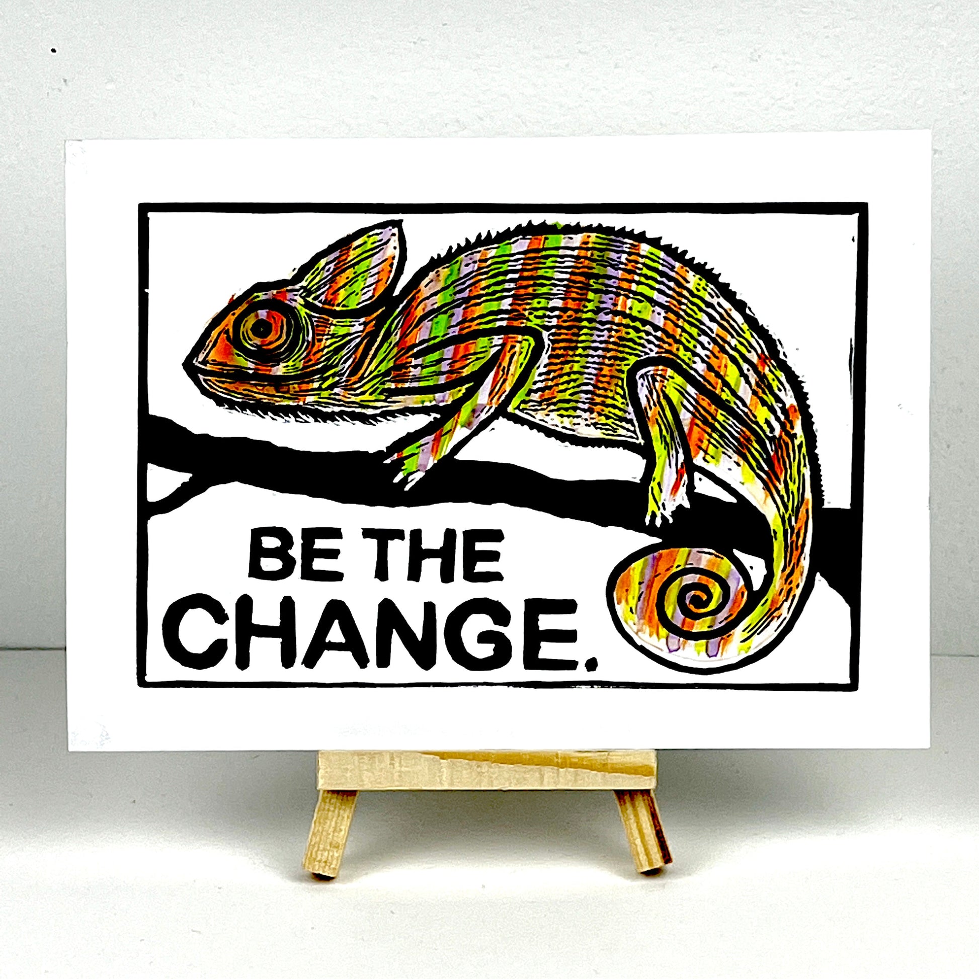 BE THE CHANGE - Chameleon (various) - Multi Stripes - Arts & Crafts