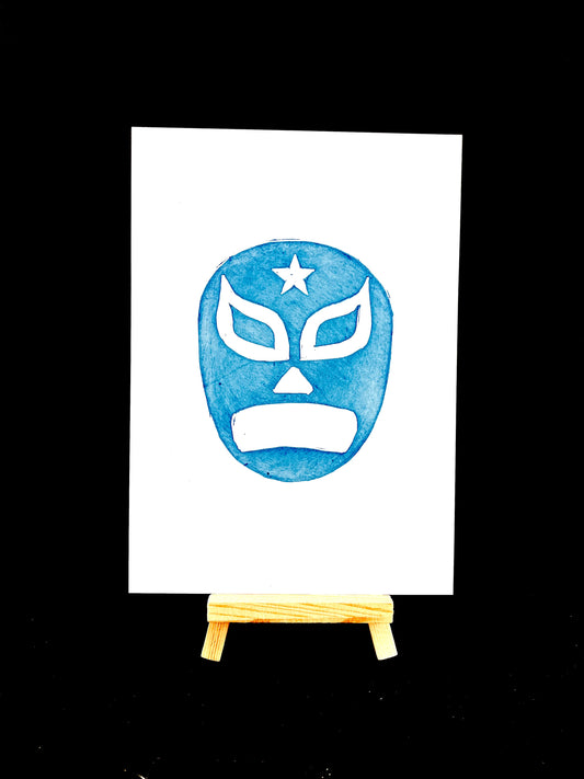 Blue Demon - Lucha Libre - Luchador - Arts & Crafts