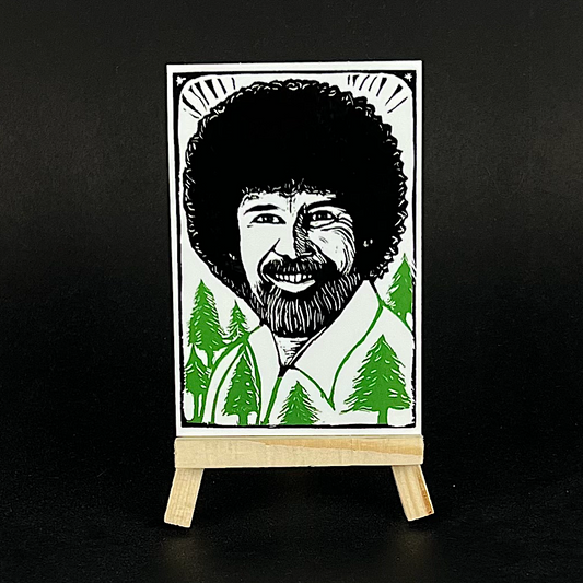 Bob Ross- sticker - Arts & Crafts