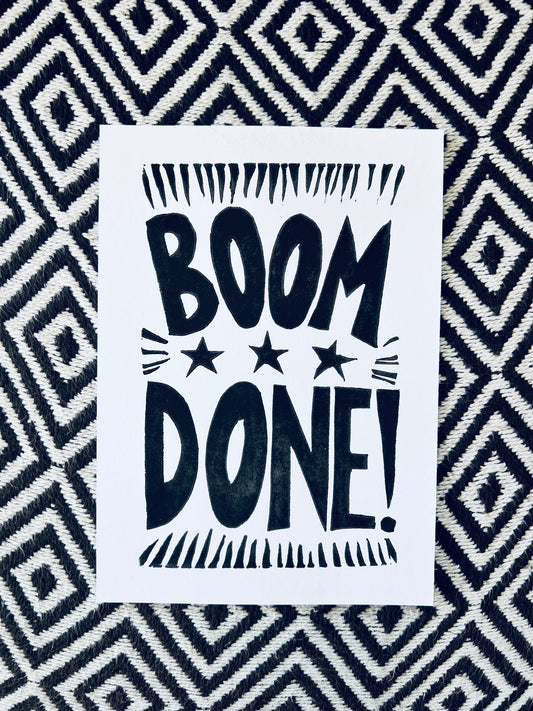 BOOM DONE! - Arts & Crafts