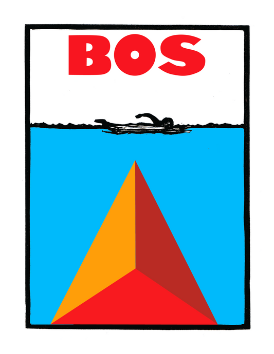 BOS CITGO - JAWS (8.5 x 11’’) color print - Arts & Crafts