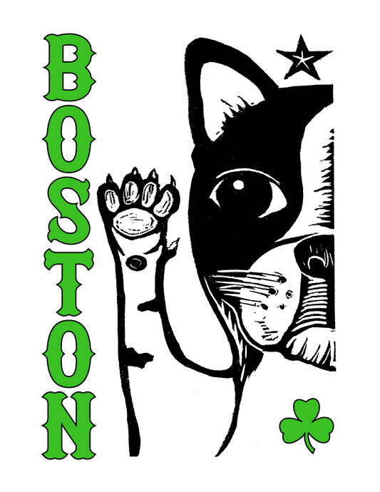 BOSTON Terrier (8.5 x 11’’) color print - Arts & Crafts