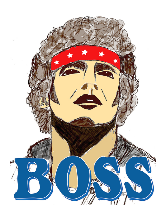 Bruce Springsteen BOSS - 8.5 x 11’’ color print - Prints
