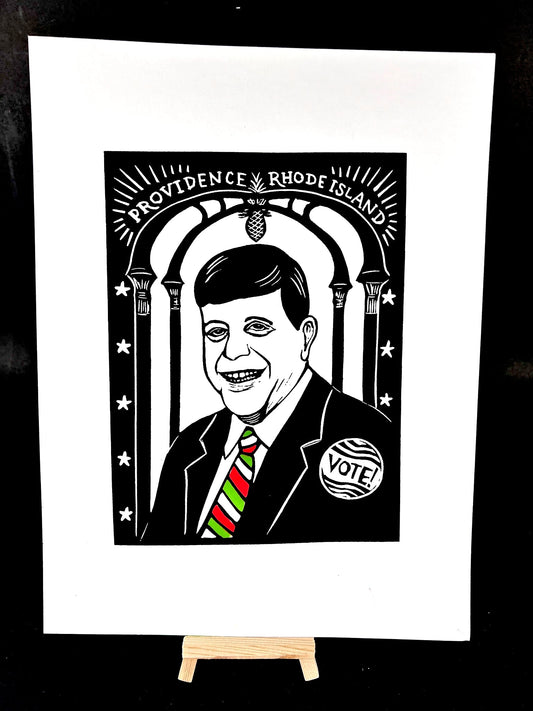 Buddy Cianci - Prince of Providence - Screen Print - Arts & Crafts