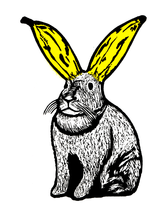 Bunnana (8.5 x 11’’) color print - Arts & Crafts