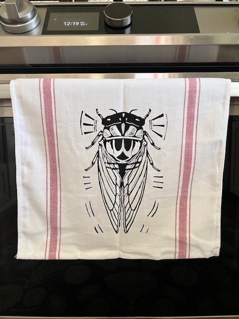 Cicada - tea towel all cotton kitchen - Towel