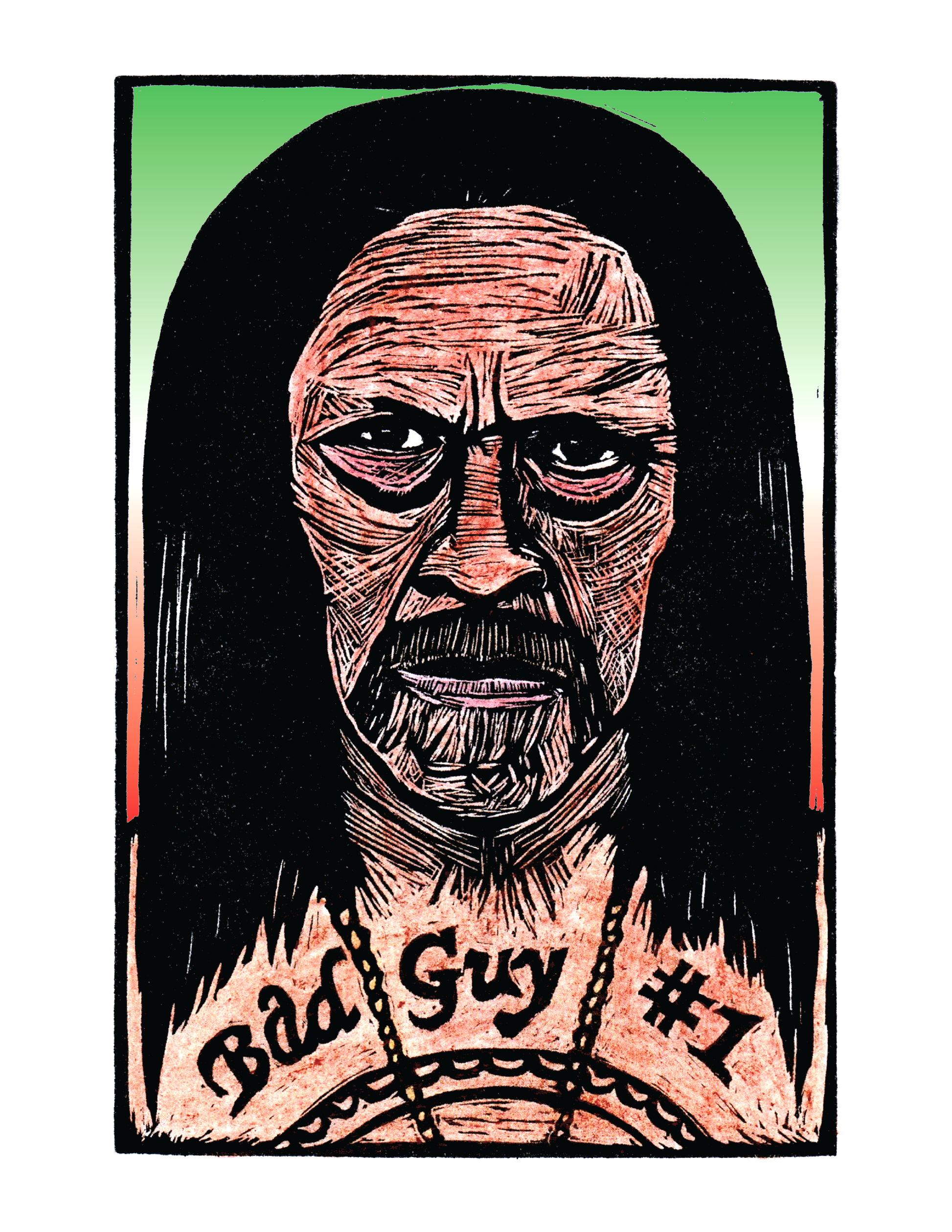 Danny Trejo - Bad Guy #1 (8.5 x 11’’) color print - Prints