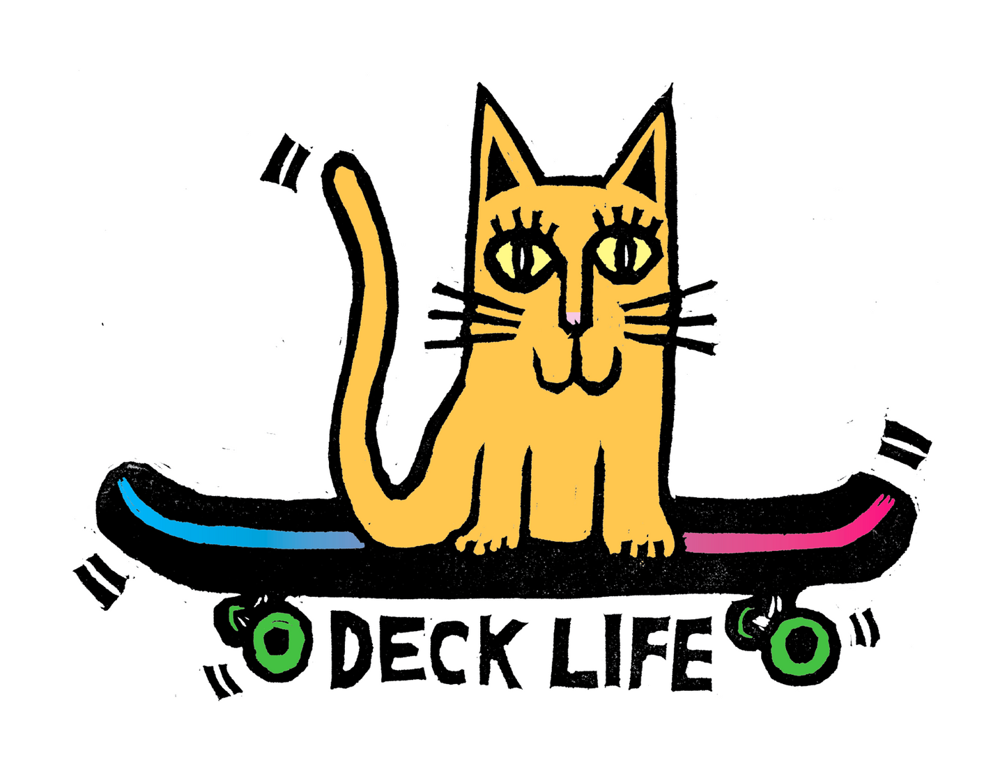 Deck Life - skateboarding - 8.5 x 11’’ color print - Prints