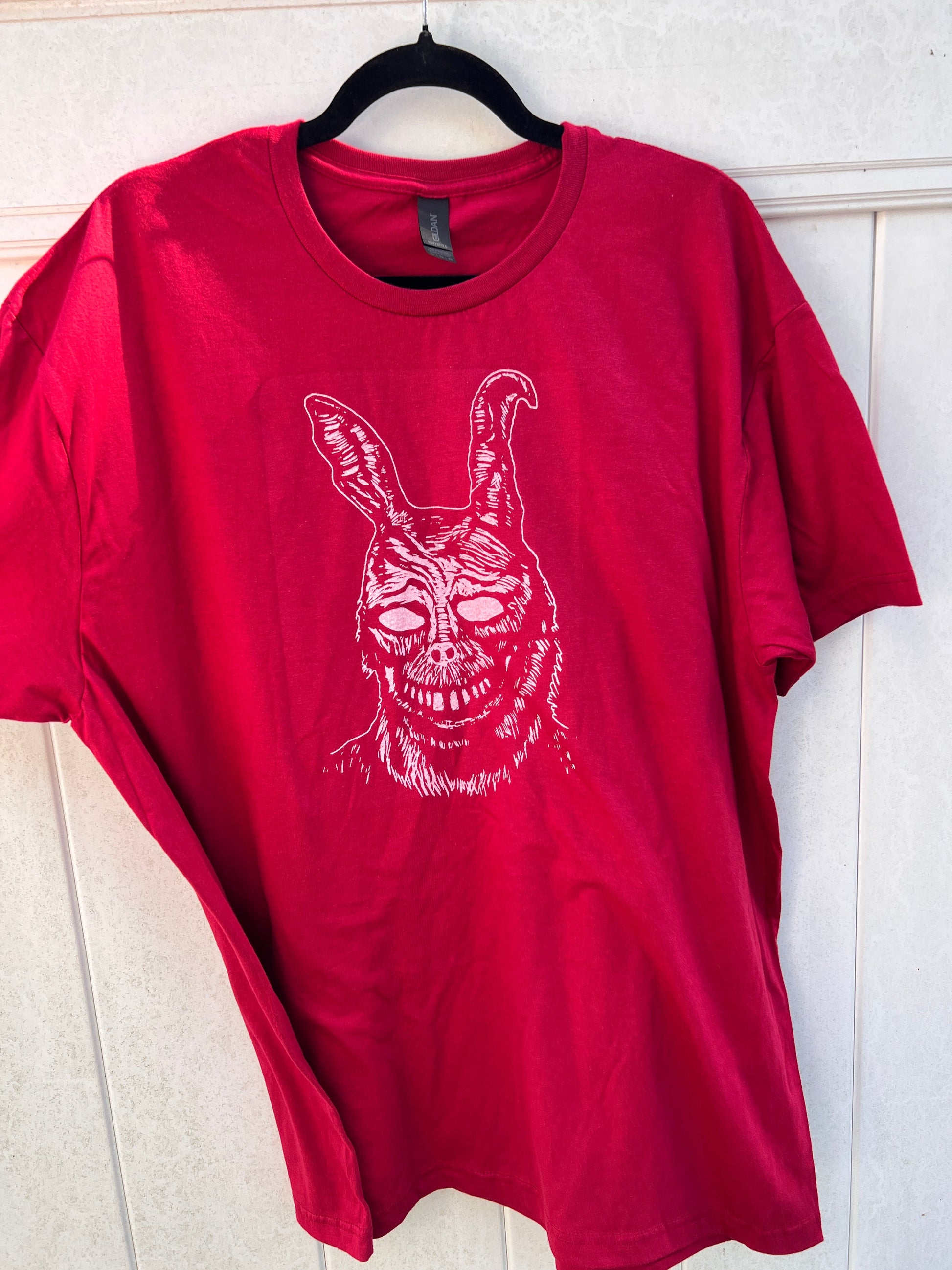 Frank the Rabbit - screen print t-shirt XL Men’s Donnie Darko - Arts & Crafts