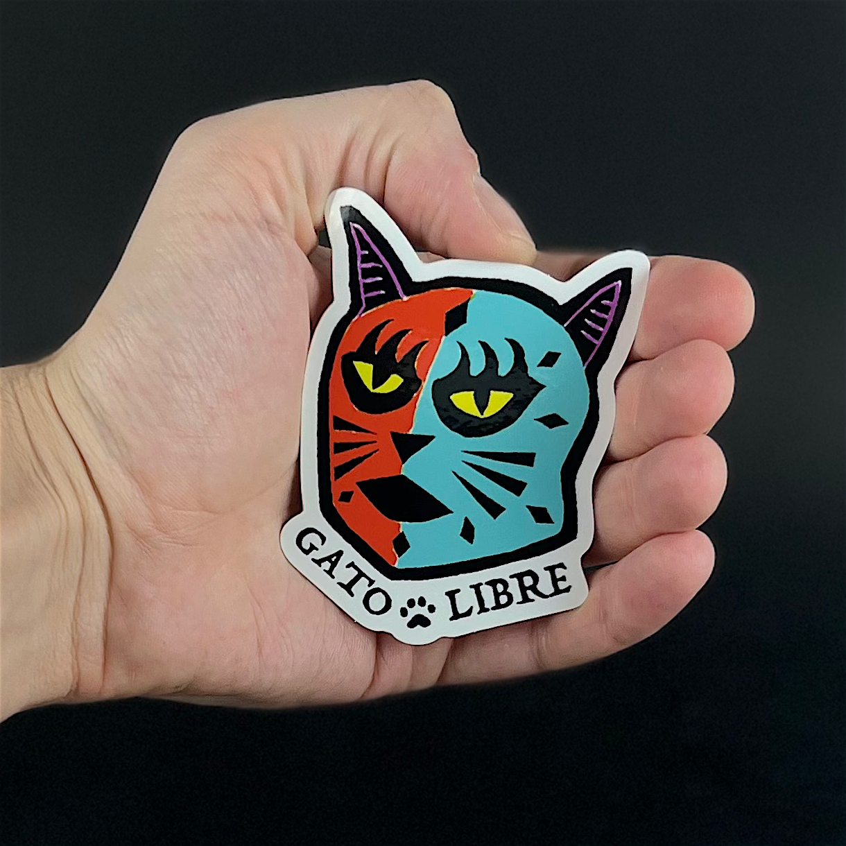 Gato Libre- sticker - Arts & Crafts