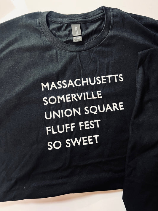FLUFF FEST - SO SWEET - SOMERVILLE - UNION SQUARE - t-shirt tee