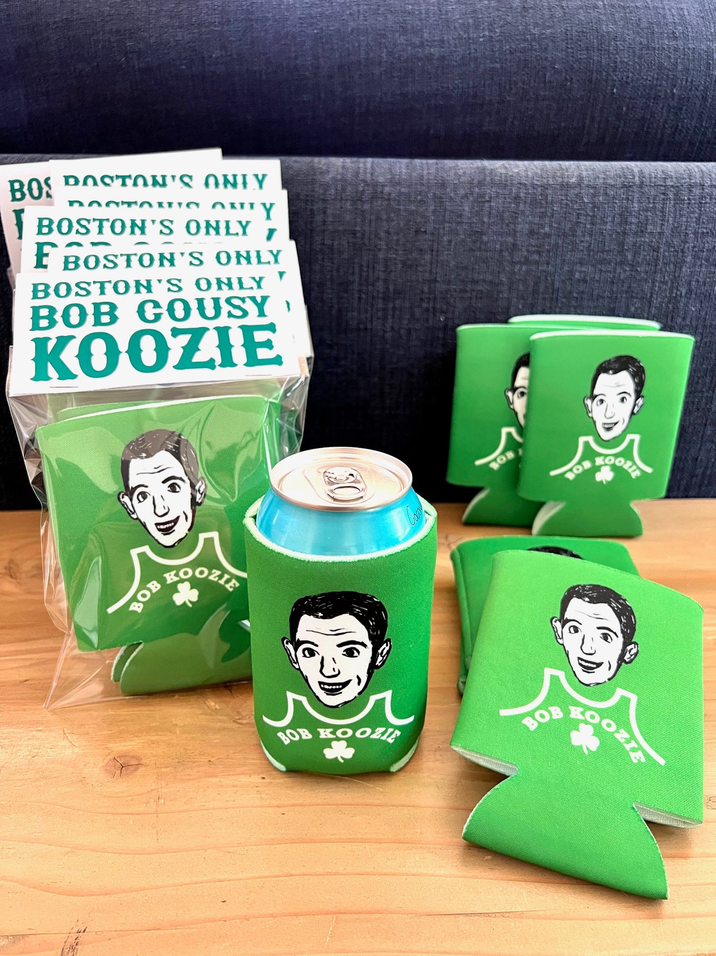 BOB COUSY KOOZIE - Boston's Own! - Celtics Boston Merch