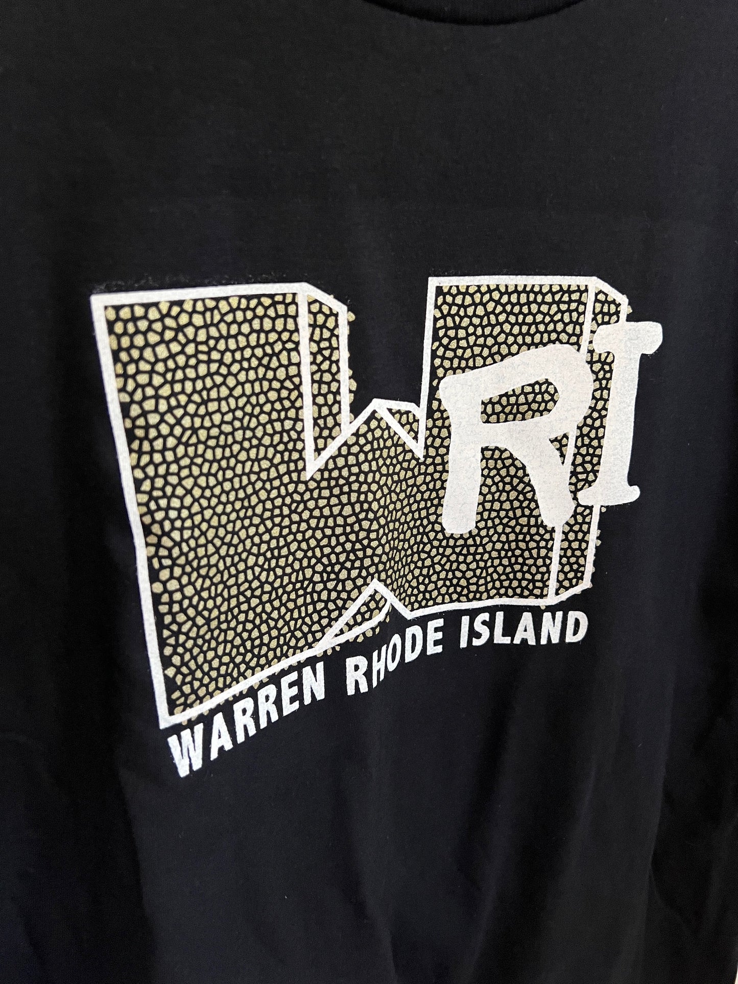 WARREN RHODE ISLAND MTV - WRI - Black T-shirt apparel screen printed