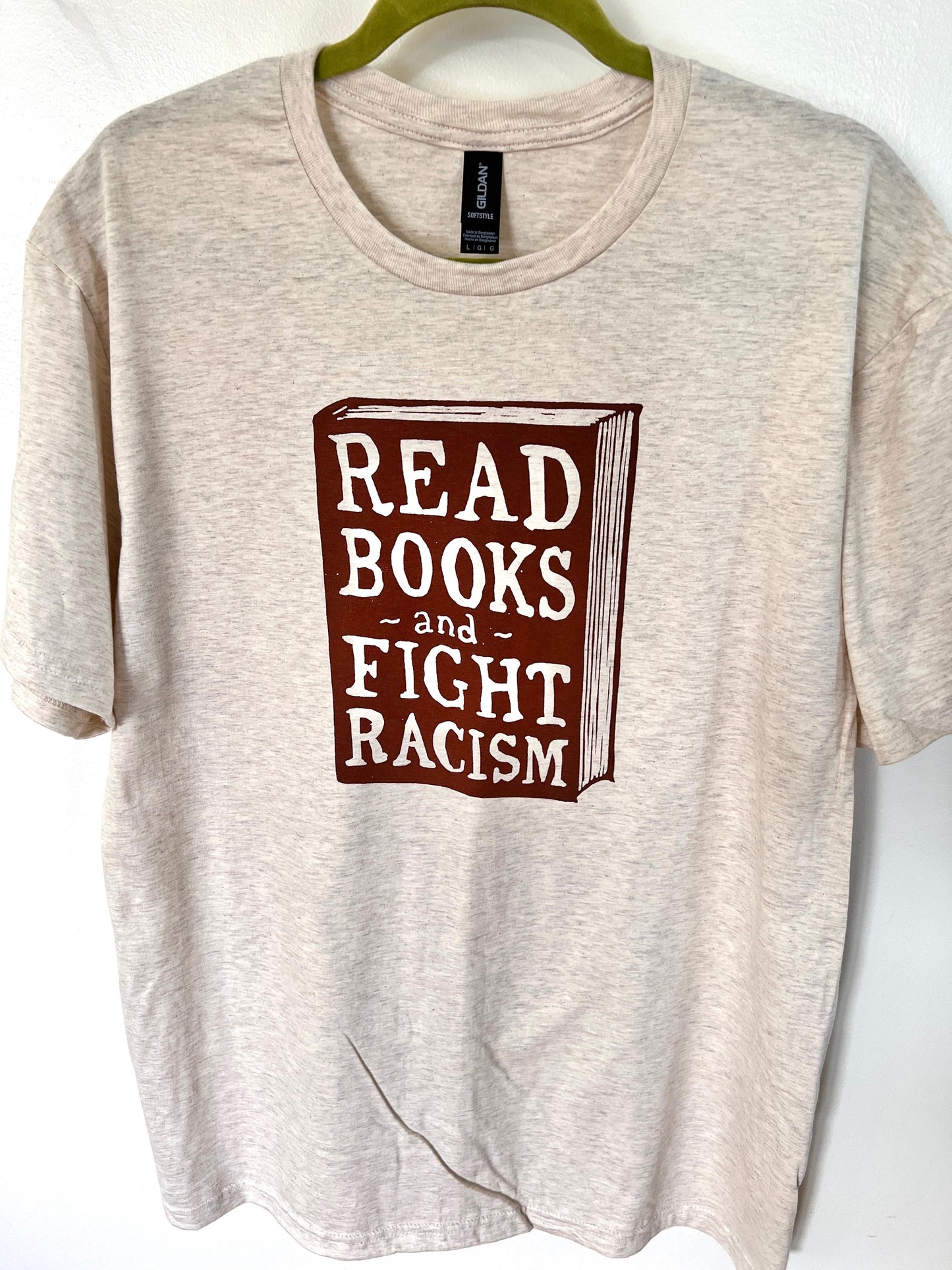 READ BOOKS - and - FIGHT RACISM - book shirt read resist protest