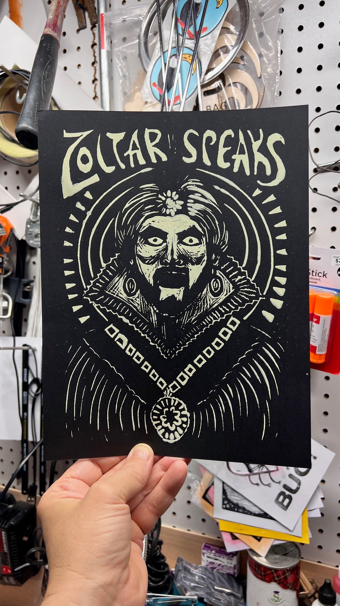ZOLTAR SPEAKS fortune teller tee t-shirt Big Tom Hanks