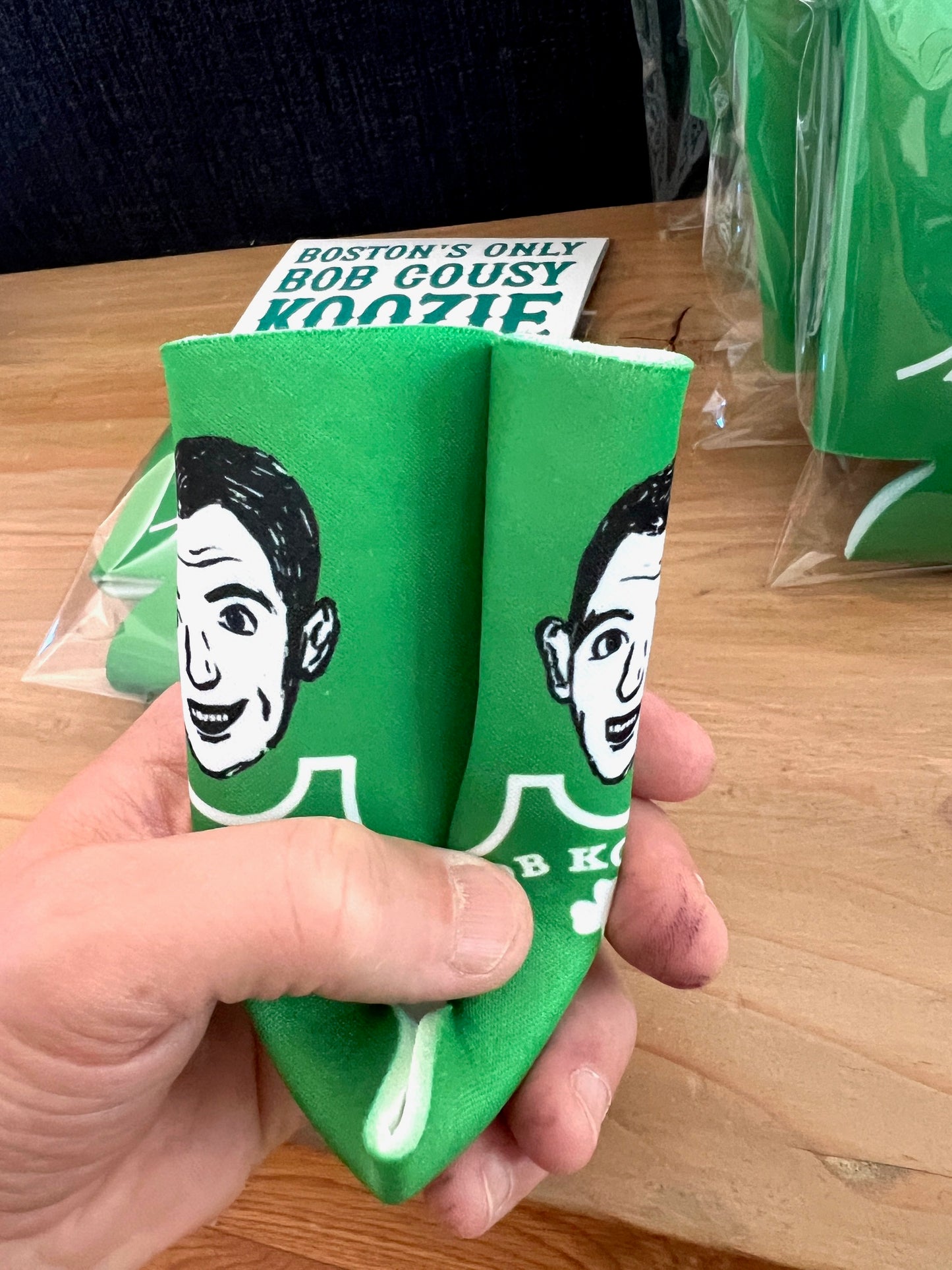 BOB COUSY KOOZIE - Boston's Own! - Celtics Boston Merch
