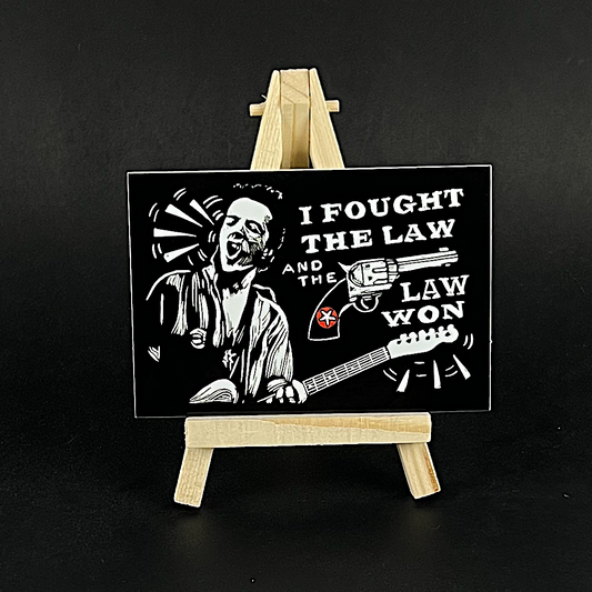 Joe Strummer - sticker - Arts & Crafts