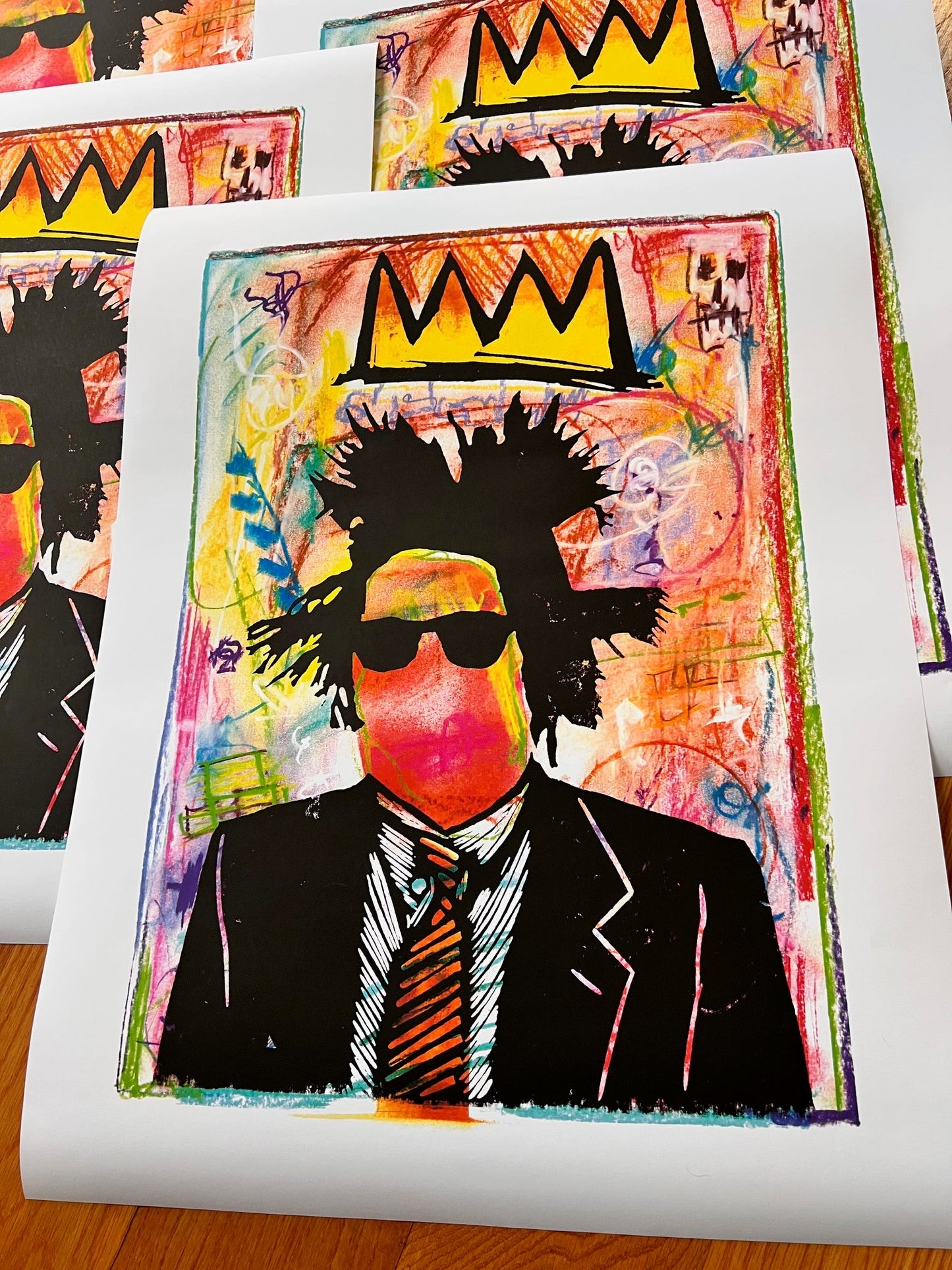 KING AND CROWN (1): Reproduction of Original: 18x24’’ Heavy Paper Signed Numbered - PRINTS