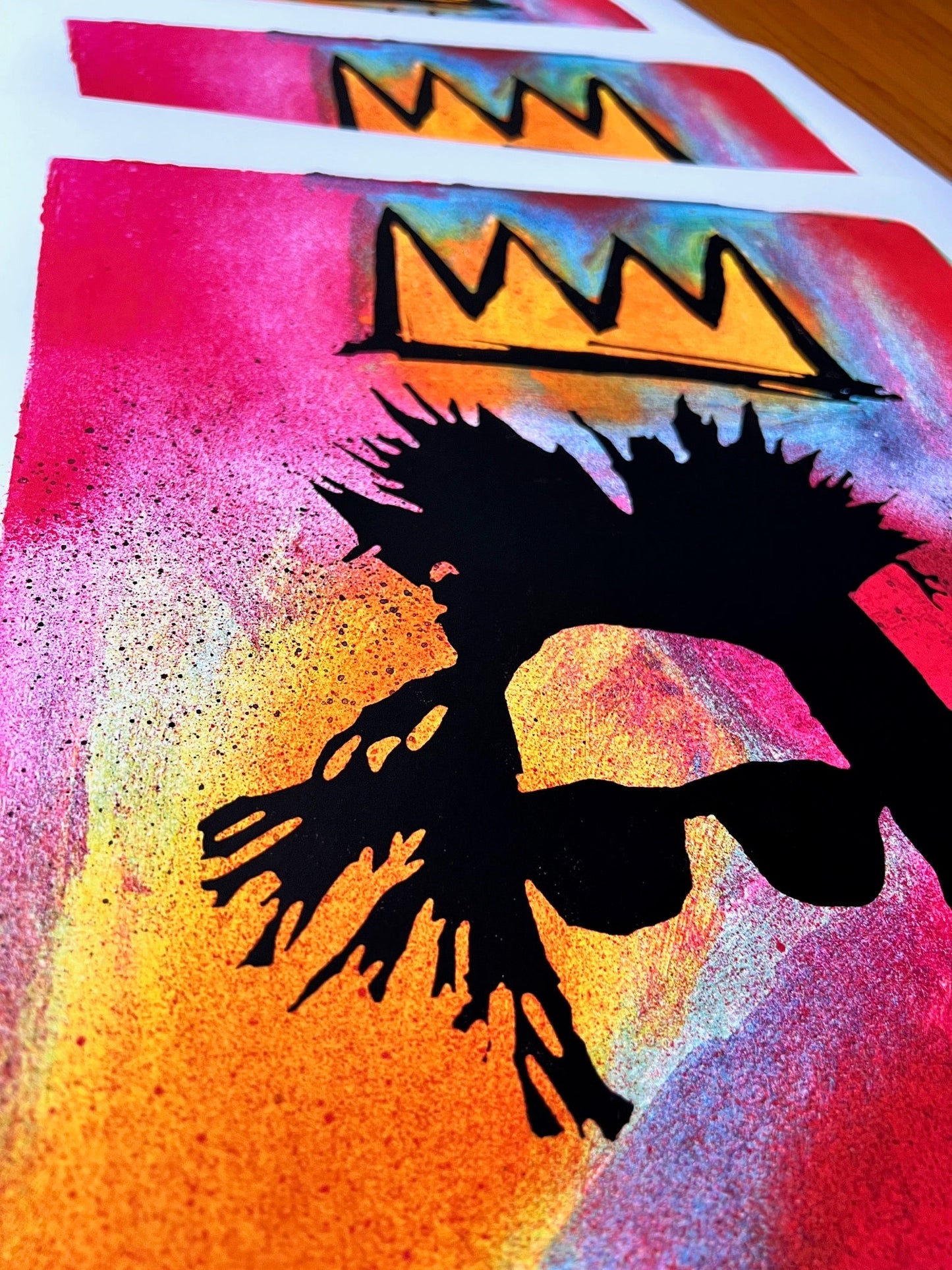 KING AND CROWN: Reproduction of Original: 18x24’’ Heavy Paper Signed Numbered - PRINTS