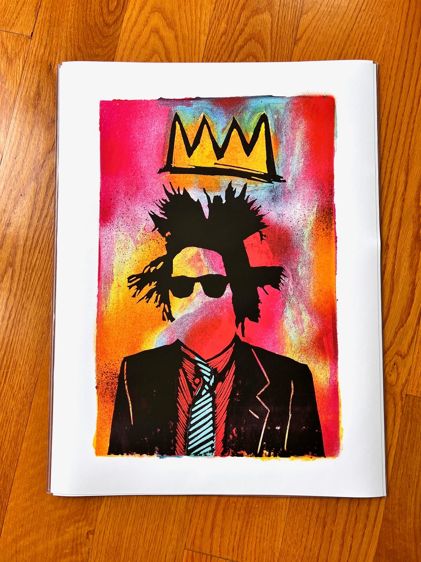 KING AND CROWN: Reproduction of Original: 18x24’’ Heavy Paper Signed Numbered - PRINTS