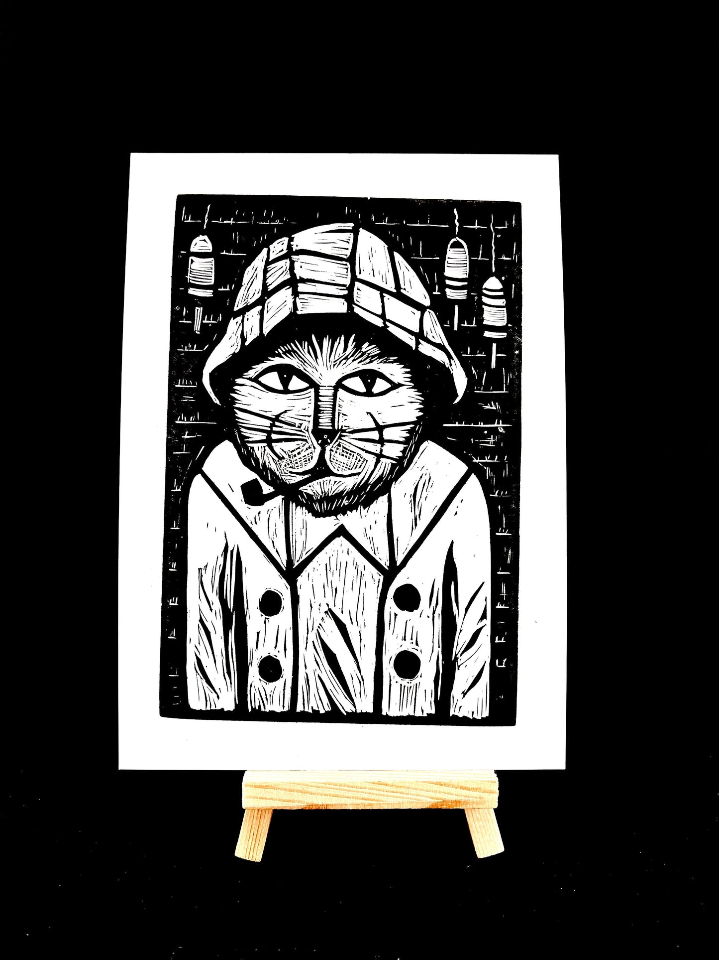 Fisher Cat - Kitty Captain - Arts & Crafts