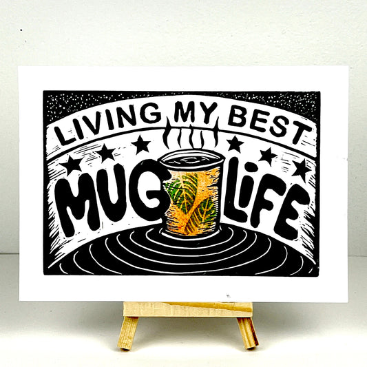 Living My Best MUG LIFE (various) - Leaves - Arts & Crafts
