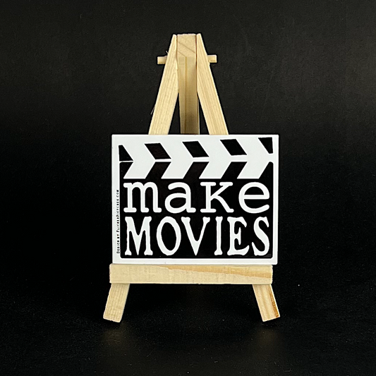 Make Movies - sticker - Arts & Crafts