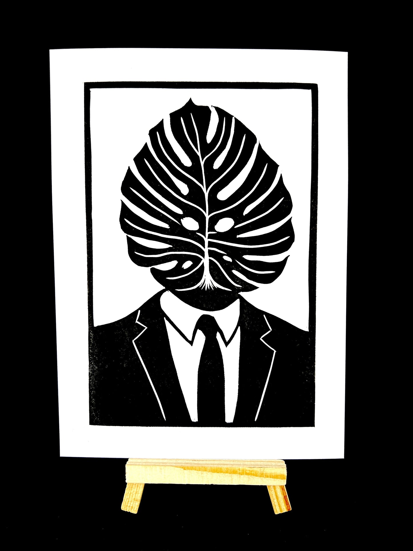 Monsieur Monstera - Sharp Dresss Manstera - Arts & Crafts