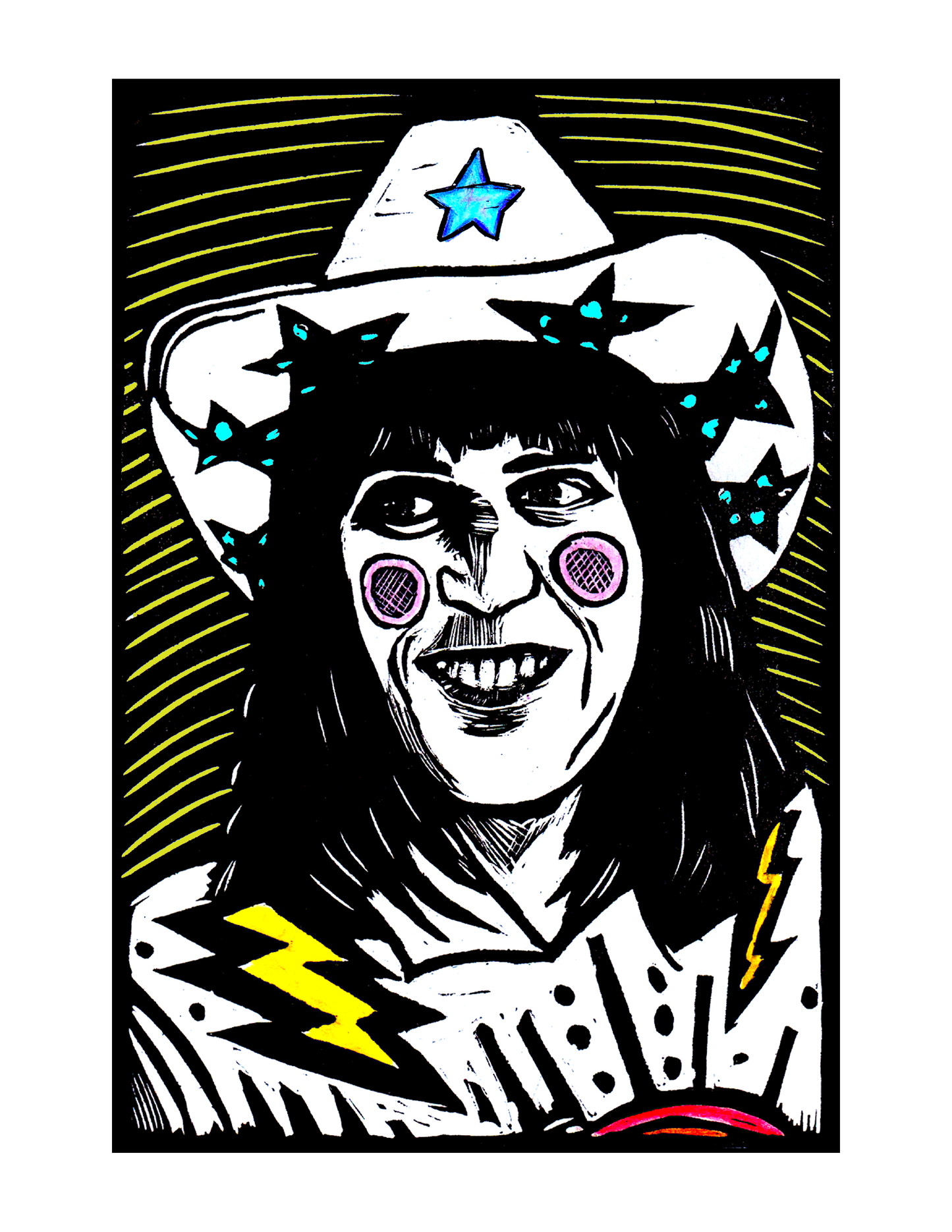 Noel Fielding (8.5 x 11’’) color print The Mighty Boosh - Prints