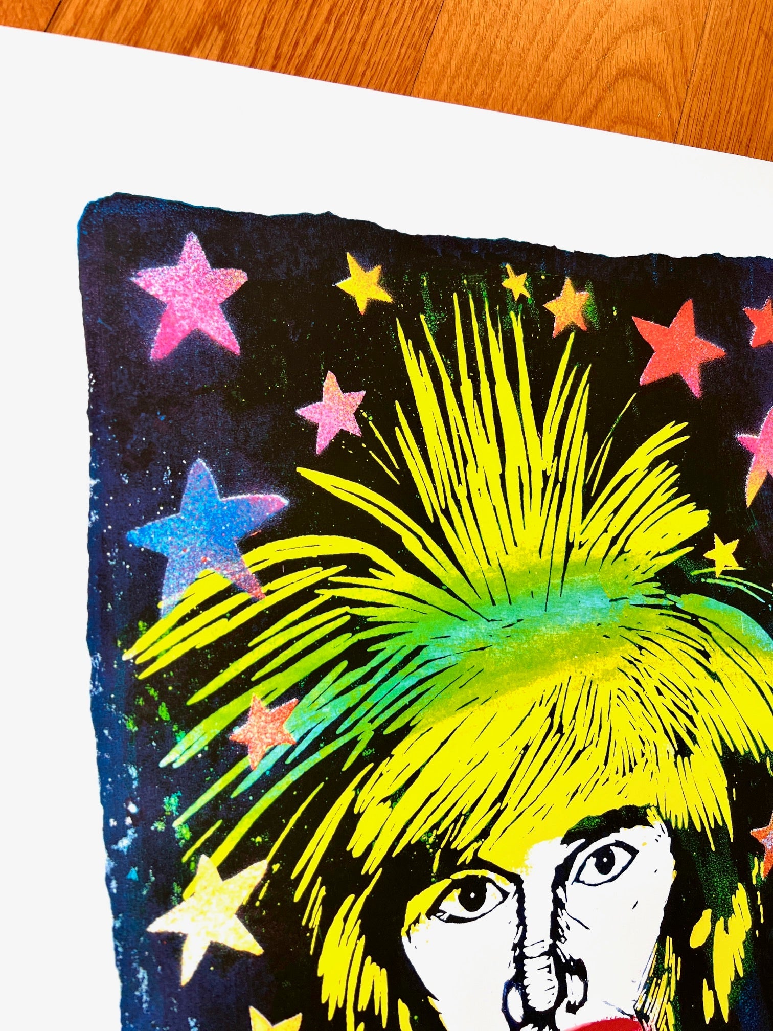 POP STAR: Andy Warhol Reproduction of Original: 18x24