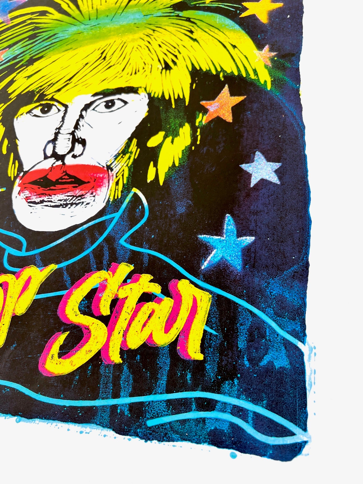 POP STAR: Andy Warhol Reproduction of Original: 18x24